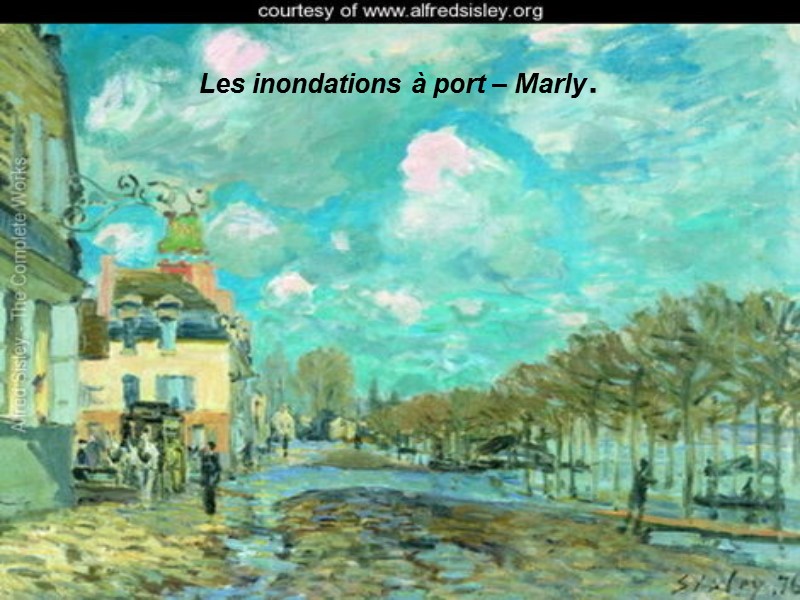 Les inondations à port – Marly.